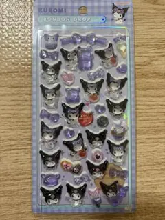 ②　クロミ　サンリオ　ボンボンドロップ風シール　 海外製