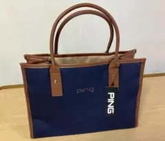 ☆未使用☆ ピン トートバッグ ミッドナイト　PING GB-L2203のサムネイル