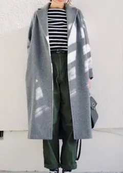 JOURNAL STANDARD ウール80%ロングコートコート 【グレー】のサムネイル