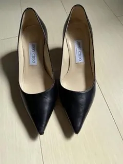 JIMMY CHOO ブラック ポインテッドトゥヒール