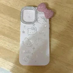 【値下げ】iPhone16 キティちゃん　キラキラケース