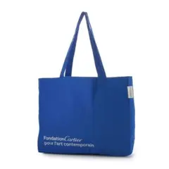【新品】カルティエ財団 Fondation Cartier トートバッグ ブルーのサムネイル