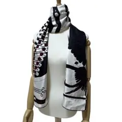 美品 HERMES ブラジル & ブランデブール ビーズ ショール ストールのサムネイル