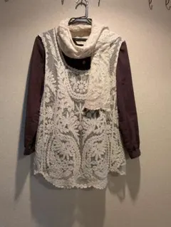 レースベスト＆レースストール＆チュニック　3点セット　一部リメイク