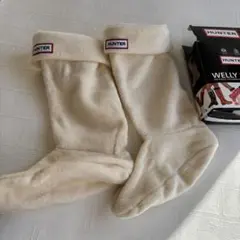 HUNTER (ハンター) ブーツソックス/Mサイズ/ホワイト