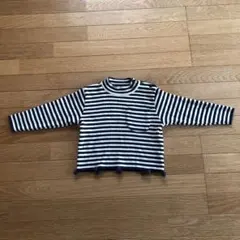 ニットプランナー　ＫＰ　ストライプ オフタートルネック セーターサイズ110