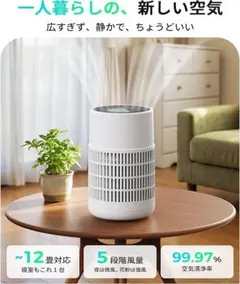 HIKARIE スマート空気清浄機 PJ02白 本体 - メルカリ