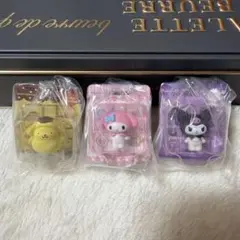 サンリオパッケージミニチュアコレクション 【マイメロ・クロミ・ポムポムプリン 】