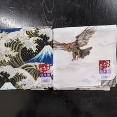 和柄大判ハンカチ