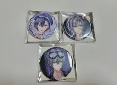 ぎゃうるふ 缶バッジ 小柳ロウ 3点セット