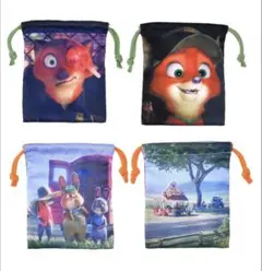 ズートピア シークレット巾着　ジュディポップス　ニックワイルド　ディズニーストア