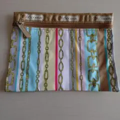 レスポートサック　Lesportsac　チェーン柄　ポーチ