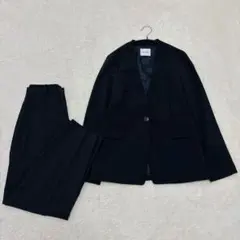 【極美品】アーバンリサーチ 2025春夏 パンツスーツ ノーカラー ネイビーのサムネイル