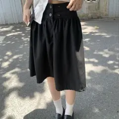 SHEIN ミディアム フレアスカート ワンホンのサムネイル