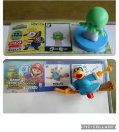 チョコエッグ　ミニオン　⑫、マリオ　⑭