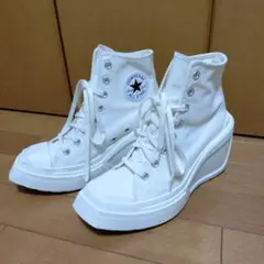 美品◎converse◎厚底ハイカットスニーカー
