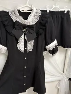 シークレットハニー シーハニ ブラック セットアップ 半袖 地雷系 量産型 黒