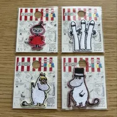 新品MOOMINムーミンミニアイロンワッペン4種セット廃盤品 リトルミイ