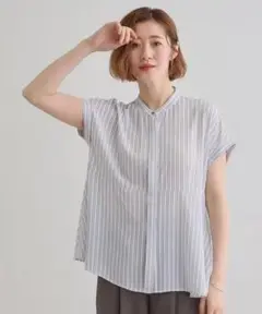 grove　ペプラムシャツ
