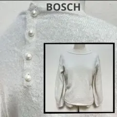 B ability BOSCH モヘア ウール ニット グリッターラメ