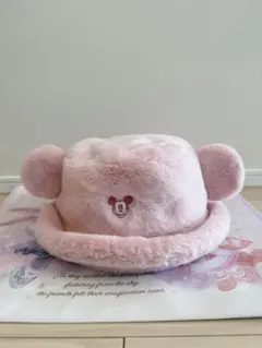 ミッキー　ミニー　ファンキャップ　ハット　帽子　ピンク