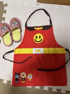 それいけ！アンパンマン 子供用エプロン　スリッパ