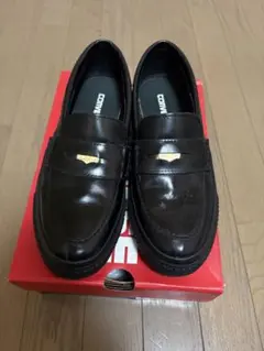 CONVERSE ブラック コインローファー　美品　チャックテイラー