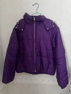 3710様専用ページ　ダウンジャケット パープル レディース Lサイズ