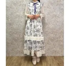 axes femme ブーケレースワンピース