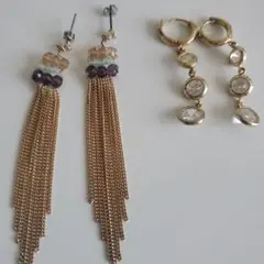 ロングピアス2点セット