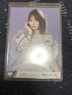 ≠ME 冨田菜々風 直筆サイン入り生写真 March 2025 - メルカリ