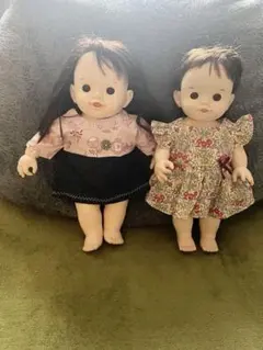 ぽぽちゃん人形 2体と衣装セット