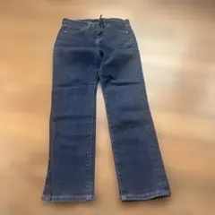 UNIQLO JEANS ダークブルー ストレートデニム