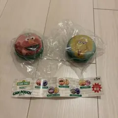 セサミストリート 缶ポーチ 2個セット　ガチャガチャ　限定品