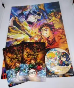 鬼滅の刃 劇場版 無限城編 特典 使用済みムビチケ 缶バッチセット