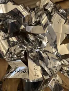 サイン入りシルバーリボン　銀テープ　銀テ　三代目　JSB ライブ　三代目サイン