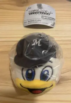 新品未開封　プロ野球マスコット フェイスぬいぐるみ マー君　千葉ロッテマリーンズ