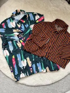 SHEIN 4XL シャツ 2枚セット ゆったりサイズ