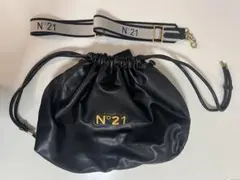 N°21 ブラックショルダーバッグ