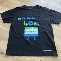 ファミマ 40周年 スタッフTシャツ 黒 Lサイズ