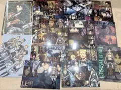 進撃の巨人 ジャンボカードダス クリアプレート 下敷き クリアファイル