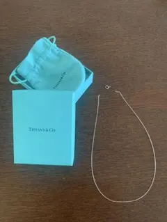 Tiffany & Co. シルバーオープンハートネックレスジャンク品