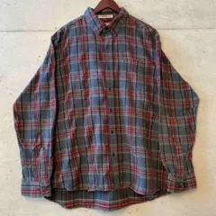 フランネルシャツ l