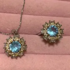 最終値下げ★在庫値下げ出品★ 美品　バブルトルマリンリング　ネックレス