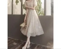 【美品】キラキラドレス（結婚式ドレス）