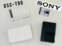 動作OK/純正ケース付】ソニー Cyber-shot DSC-T90 ホワイト - メルカリ