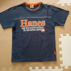 Hanes 　半袖Tシャツ 140 ネイビーのサムネイル