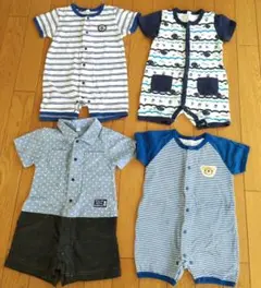 美品☆ベビー服ロンパース4点セット　男の子