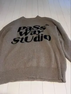 【即日発送】PASS WAY STUDIO オーバーサイズニット