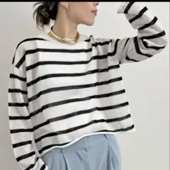 L'Appartement Border Sheer Knit アパルトモン